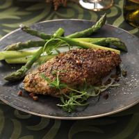 Pistachio-Crusted Chicken Breasts Recipe: How to Make It image