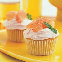Blushing Grapefruit Cupcakes - Healthy Recipes and ... image