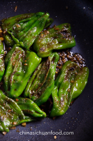 Chinese Sautéed Green Peppers-Tiger Skin Pepper | China ... image