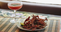 Uncle Boons Crispy Fried Pig Ears Recipe - Thrillist image