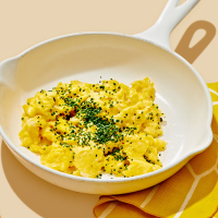 Creamy Scrambled Eggs with Chives Recipe | EatingWell image