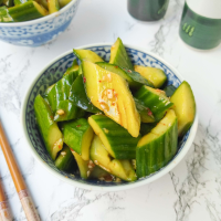 Easy Chinese Smashed Cucumber Salad (???) - Assorted Eats image