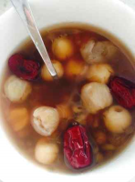 Mung Beans, Lotus Seeds, Red Dates and Longan Soup recipe ... image