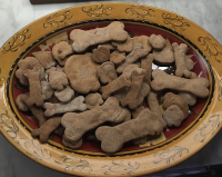 Homemade Milk BONE Dog Biscuits | Just A Pinch Recipes image