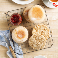 Whole Wheat English Muffins Recipe: How to Make It image