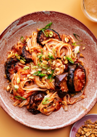 Spicy Braised Eggplant Noodles Recipe | Bon Appétit image