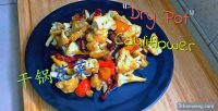 Cauliflower Stir Fry Recipe - Gan Guo Cai Hua - 3thanWong image