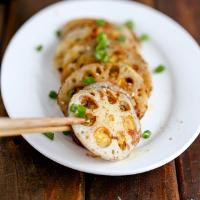 Stuffed Lotus Roots—Pan-fried Version | China Sichuan Food - China Sichuan Food | Chinese Recipes and Eating Culture image