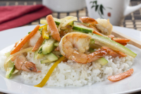 Thai Shrimp Stir Fry | MrFood.com image