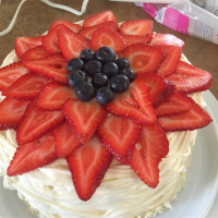 Strawberries and Cream Cake | Allrecipes image
