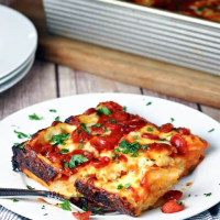 Detroit Style Pepperoni Pizza — Let's Dish Recipes image