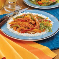 Pork with Three Peppers Recipe: How to Make It image