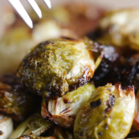 Honey Balsamic Roasted Brussels Sprouts Recipe by Tasty image
