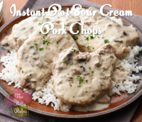 Instant Pot Sour Cream Pork Chops Recipe by Marsha ... image