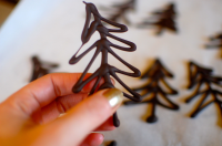 Chocolate Christmas Trees Recipe | Allrecipes image