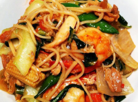 Chicken, Shrimp and Chinese Vegetables | Just A Pinch Recipes image