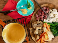 Fondue for Two Recipe | Justin Chapple | Food Network image