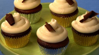Chocolate Velvet Cupcakes Recipe - BettyCrocker.com image