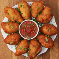 Deep-Fried Mini Calzones (Panzarotti) Recipe by Tasty image