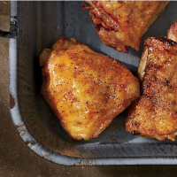 Crispy Salt-and-Pepper Grilled Chicken Thighs Recipe ... image