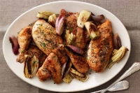 Crispy Salt and Pepper Chicken with Caramelized Fennel and ... image