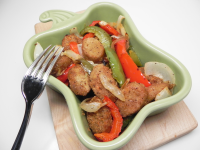 Air Fryer Beyond Meat® Brats, Onions, and Peppers Recipe ... image