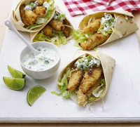 Mexican fish wraps recipe | BBC Good Food image