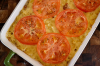 Baked Macaroni and Cheese with Sausage and Tomato - New ... image