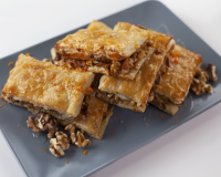 Recipes - Easy Greek baklava with a puff pastry, walnuts, and honey image