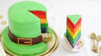Lucky Charms® Leprechaun Hat Cake Recipe - BettyCrocker.com image