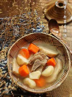 Horseshoe powder kudzu carrot soup recipe - Simple Chinese ... image