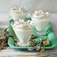Coconut Pudding Recipe | MyRecipes image