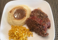 Recipe of Ultimate Meatloaf with Mushroom gravy – Cook Recipes image