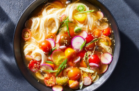 Cold Noodles With Tomatoes Recipe - NYT Cooking image