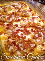 Smothered Chicken and Cheesy Potato Casserole | Just A ... image