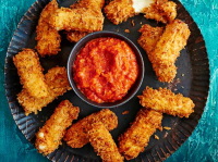 Mozzarella Dippers Recipe with Spicy Dipping Sauce ... image