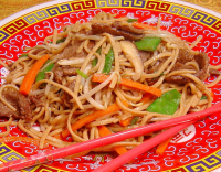 Chinese Stir Fried Beef Noodles Recipe - Food.com image