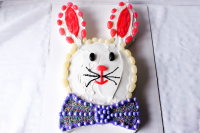 Simple Candy Bunny Cake | Just A Pinch Recipes image