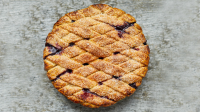 Blueberry Lattice Pie Recipe | Martha Stewart image