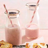 Strawberry Milk Recipe | MyRecipes image
