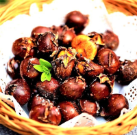 Sweet Roasted Chestnut Recipe - Easyfoodcook image