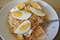 2-Minute Noodles for Two With Ham & Cheese Recipe - Food.com image