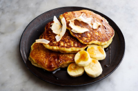 Coconut-Banana Pancakes Recipe - NYT Cooking image