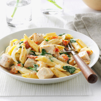 Chicken & Spinach Mostaccioli Recipe: How to Make It image