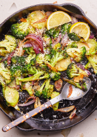 Broccoli With Onion and Parmesan Recipe | Bon Appétit image