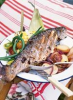 Herb-Stuffed Grilled Trout - Country Living image