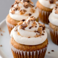 Grain-Free Banana Cupcakes - best almond flour cupcakes! image