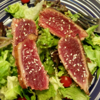 Spicy Rub for Seared Tuna Steaks Recipe | Allrecipes image