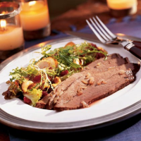 Twice-baked Beef Brisket with Onions Recipe | MyRecipes image