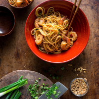 Dan Dan Noodles with Shrimp Recipe | EatingWell image